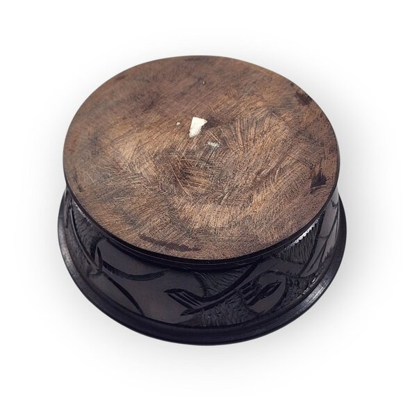 Vintage Hand Carved Wooden Small Gaucalmole Snack Bowl Tribal African Folk Art - Picture 8 of 9